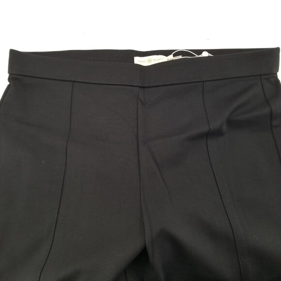 Tory Burch  Ponte Flare Black Womans Pant  Brass Button Details Sz Large - Picture 10 of 12